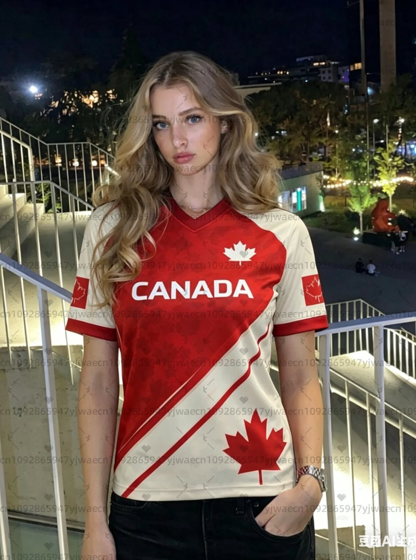 26 Summer Men's&Women's Canada Soccer Jersey Gift For Lovers Tee Fan Gift Plus Size Fashion Street Top soccer fans T-shirt