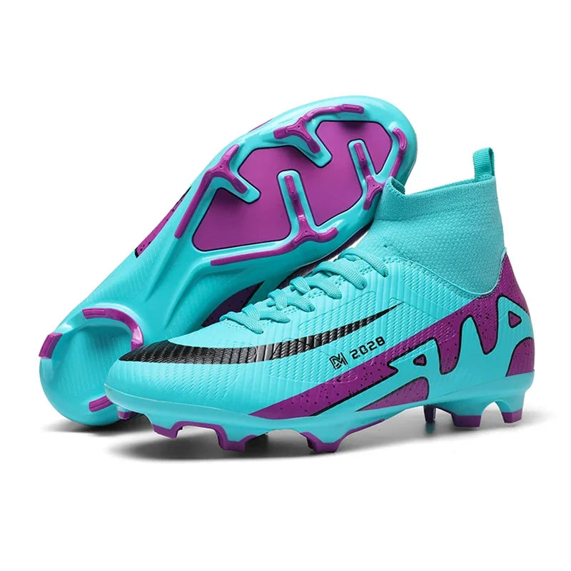 Men Youth Soccer Shoes Boys Girls Football Boots Cleats TF FG Training Sneakers Non-Slip Grass Artificial Grass Sport Boots