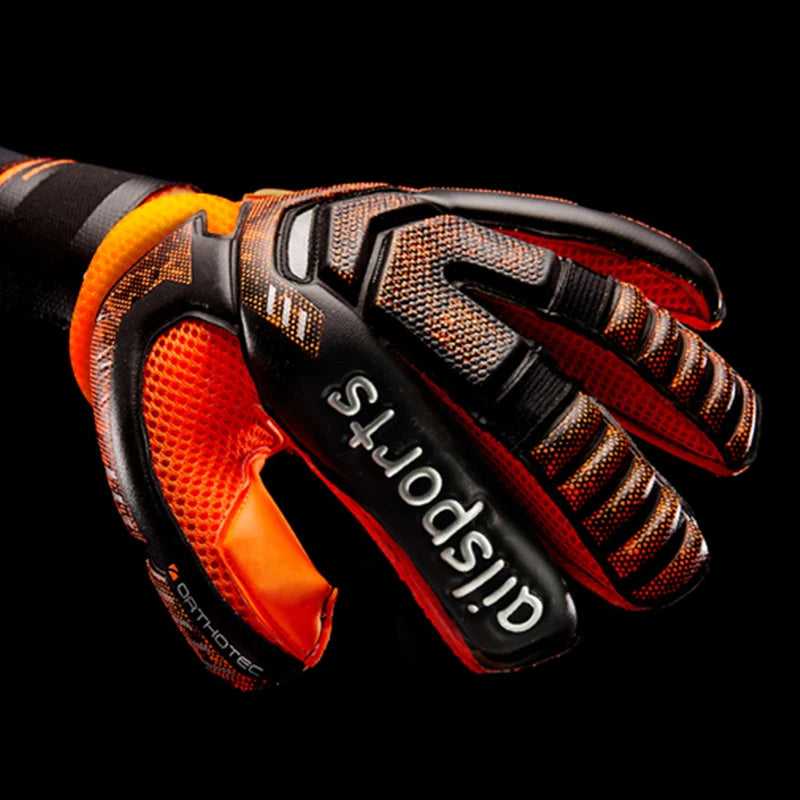 Men's Professional Football Goalkeeper Gloves with Latex Finger Protection Non-slip Kids & Adults Soccer Sport Goalie Gloves