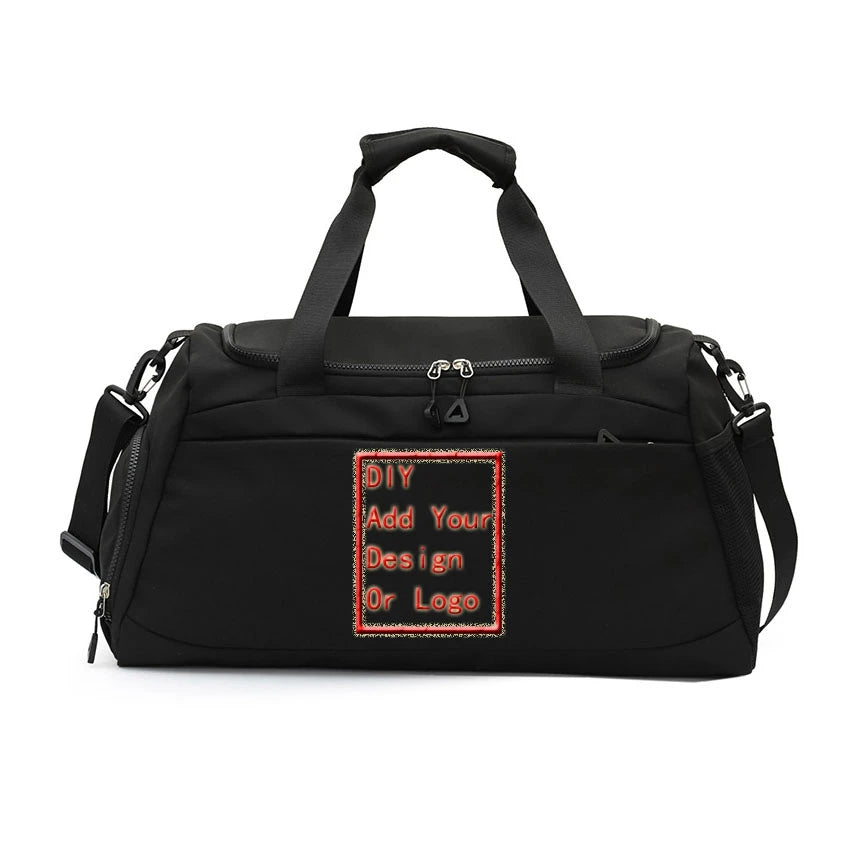 Basketball Football Badminton Rugby Baseball Shoulder Handbags Waterproof Customize Name Number Printed Dry Wet Separation Bags