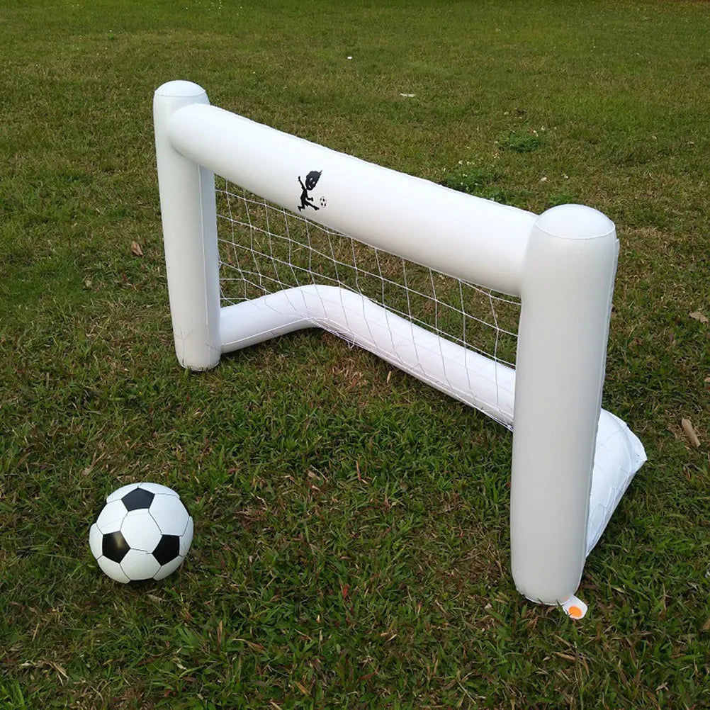 160Cm Inflatable Football Gate Durable Lightweight Soccer Goal For Outdoor Indoor Backyard Beach Park Camping Garden Sports Day