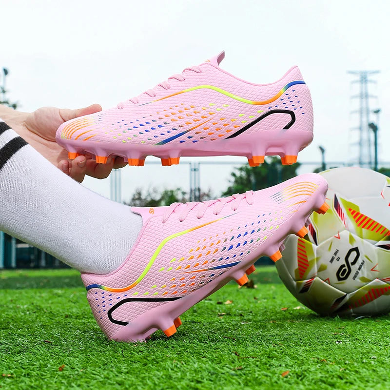 Size 31-44 Soccer Shoes For Men Women Futsal Sneakers Outdoor Non-slip Children's Football Shoes Lightweight Men's Sports Shoes