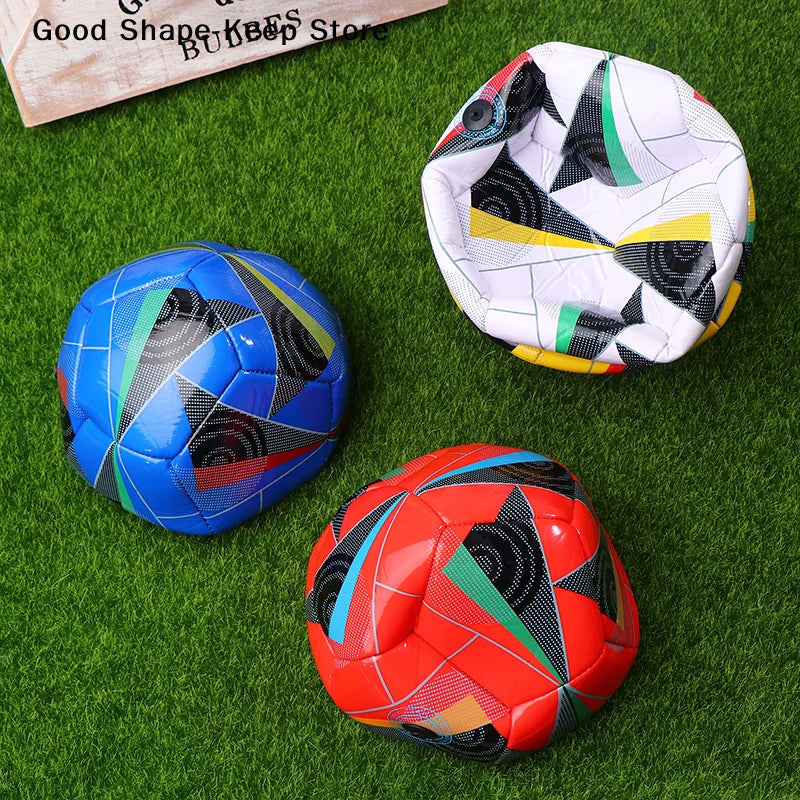 Size 2 Soccer Ball - Outdoor Sports Game Training Practice Wear Resistant for Youth & Adults Birthday Gift Idea