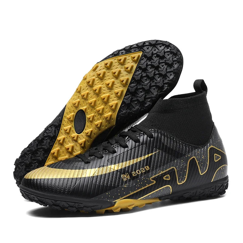 Men Youth Soccer Shoes Boys Girls Football Boots Cleats TF FG Training Sneakers Non-Slip Grass Artificial Grass Sport Boots