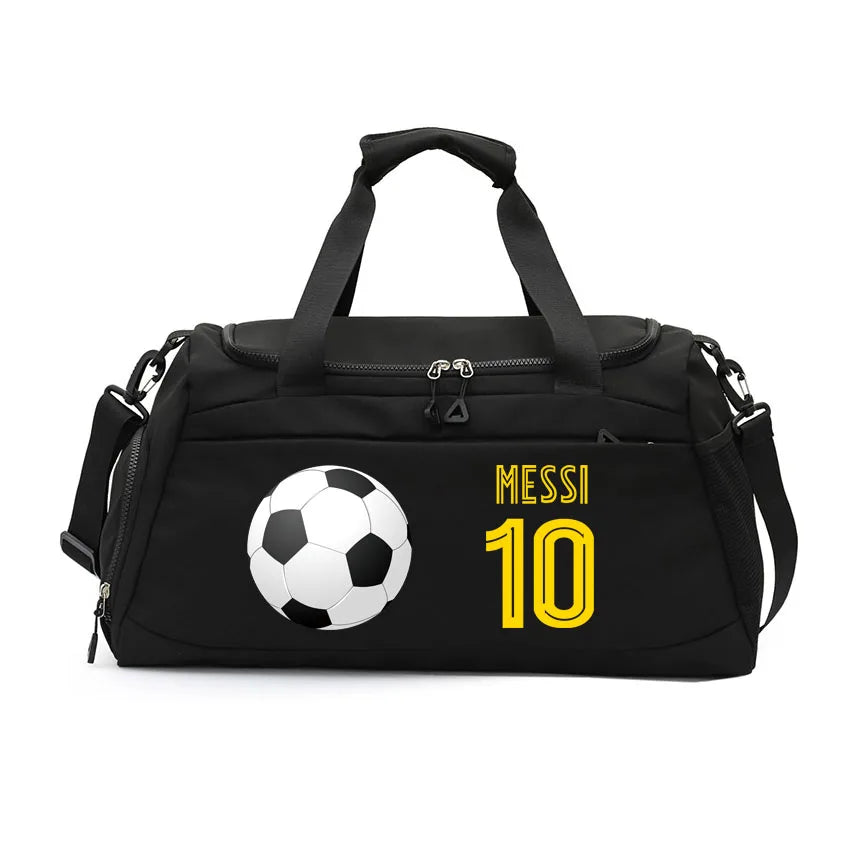Basketball Football Badminton Rugby Baseball Shoulder Handbags Waterproof Customize Name Number Printed Dry Wet Separation Bags