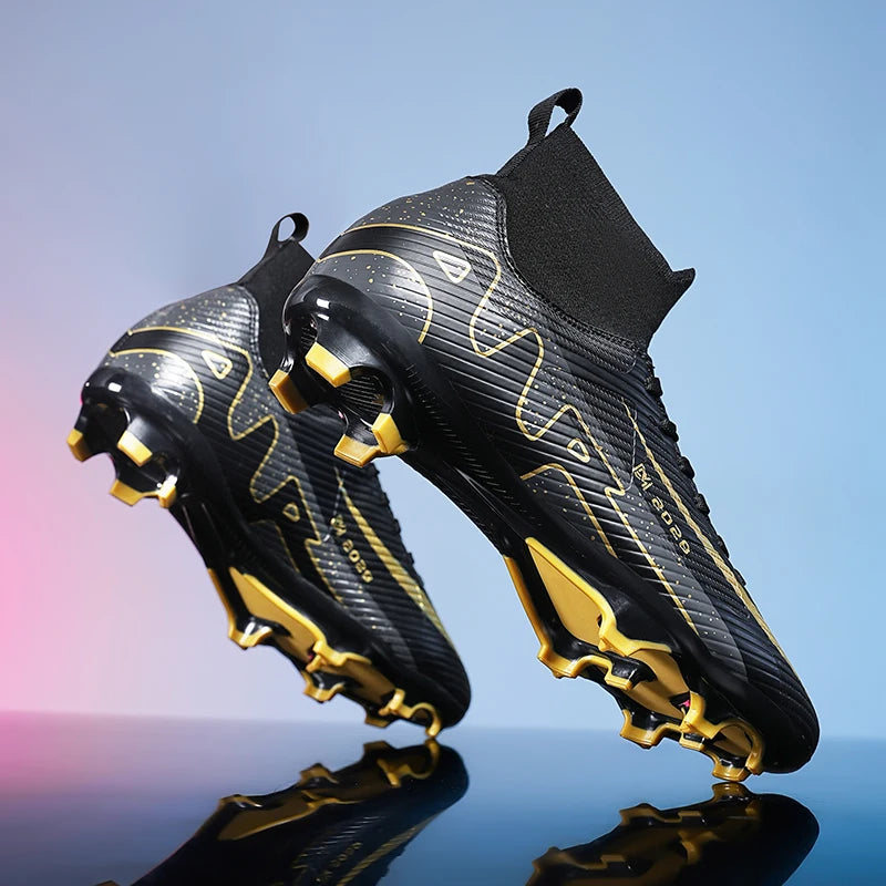 Men Youth Soccer Shoes Boys Girls Football Boots Cleats TF FG Training Sneakers Non-Slip Grass Artificial Grass Sport Boots