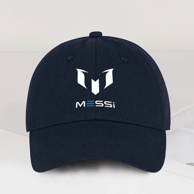 MESSI Printed Soft-Peak Baseball Cap – Unisex, Breathable and Adjustable – Perfect for Soccer Fans, Sports, and Fishing