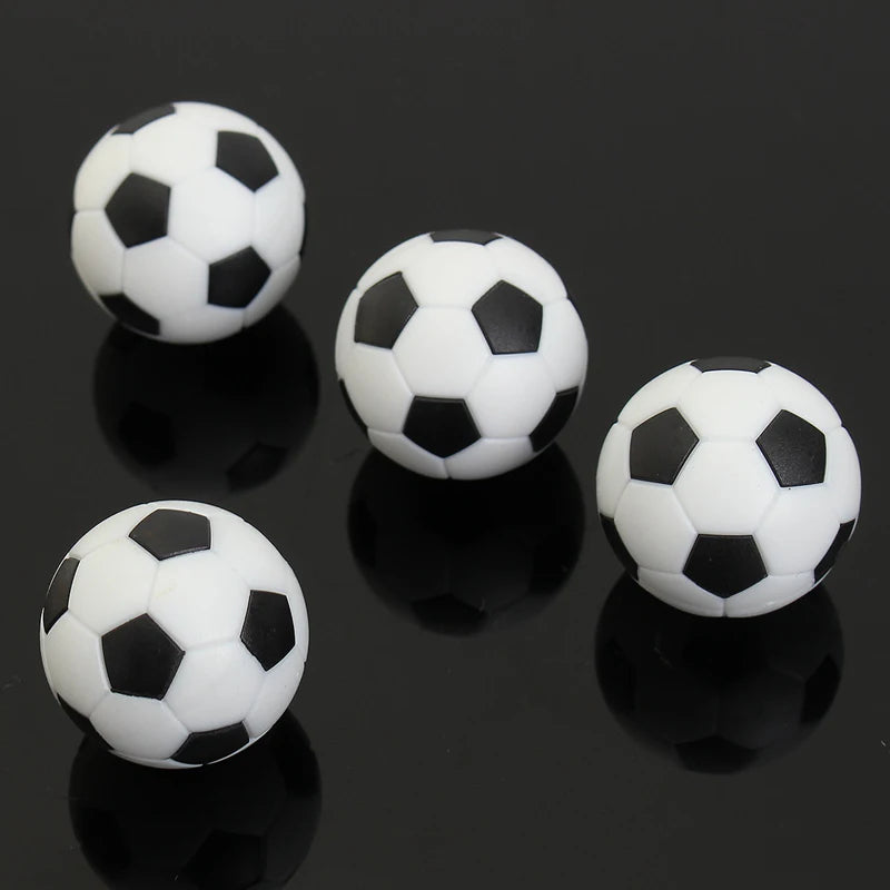 1Pcs 32mm Table Soccer Balls Replacement Football Game Mini Resin Tabletop Soccer Black And White Balls Indoor Party Boardgame