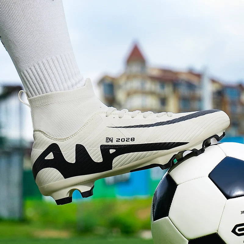 Men Youth Soccer Shoes Boys Girls Football Boots Cleats TF FG Training Sneakers Non-Slip Grass Artificial Grass Sport Boots