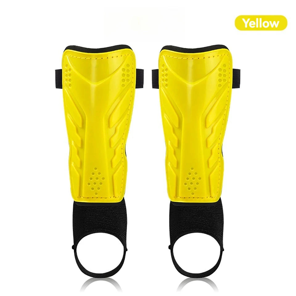 1Pair Soccer Leg Guards with Ankle Calf Guards Shin Pads Knee Pads Double-Thickness Anti-Impact Anti-Fracture Foot Protection