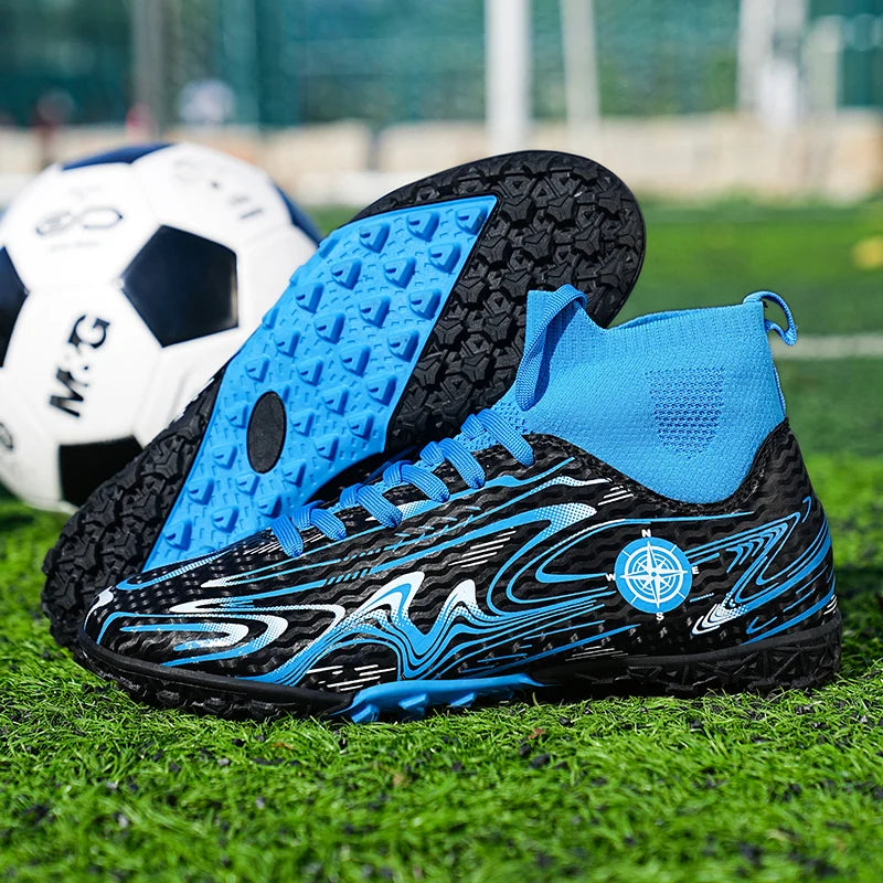 MAEDEF New High Quality Comfortable Soft Soccer Shoes Men's Training Indoor Outdoor Breathable Anti-slip Man Sneakers Size 35-46