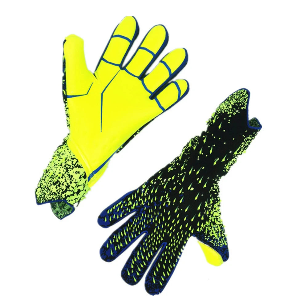 Adults Kids Professional Goalkeeper Gloves, Thickened Latex Anti-slip Soccer Goalie Gloves Sports Protection