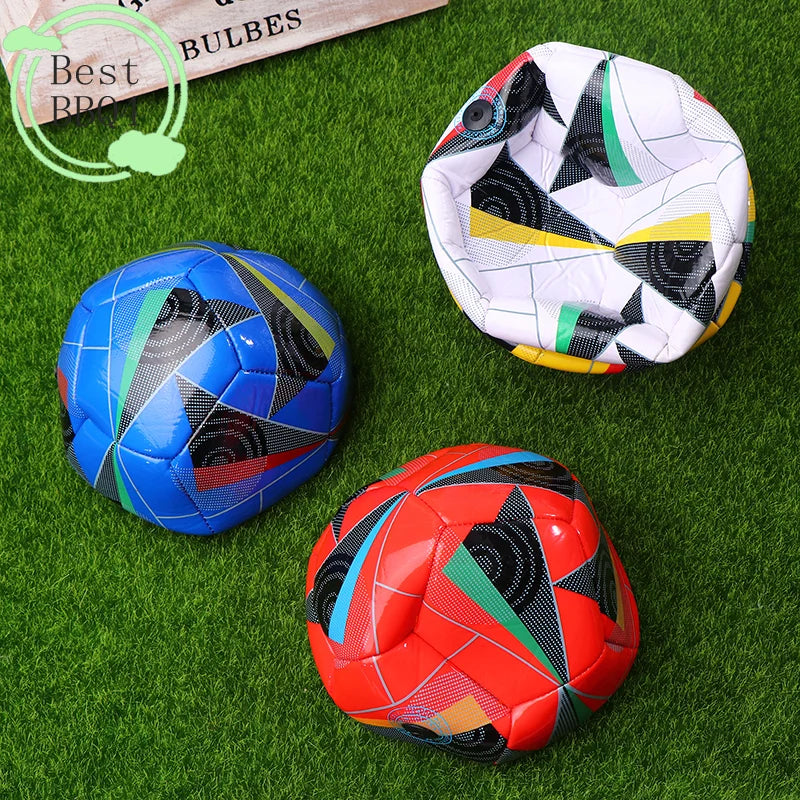 (BBQ4)Size 2 Soccer Ball For Youth Adult Wear Resistant Soccer Ball Outdoor Sport Game Training Practice Play Ball Birthday Gift