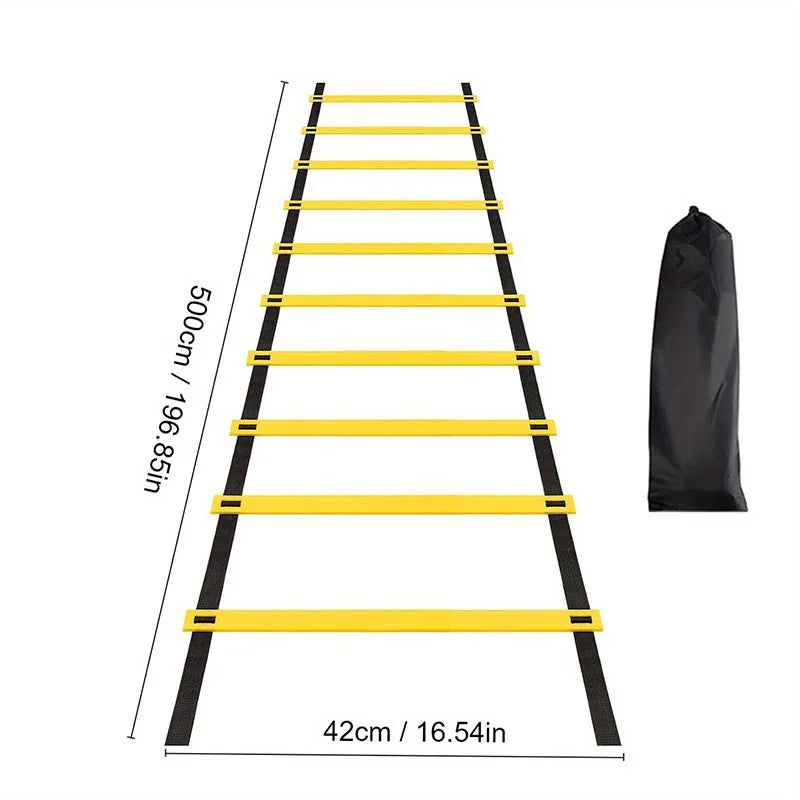 Agility Ladders Nylon Straps For High Speed Training And Enhanced Sports Flexibility In Football Training Energy Ladder Equipmen
