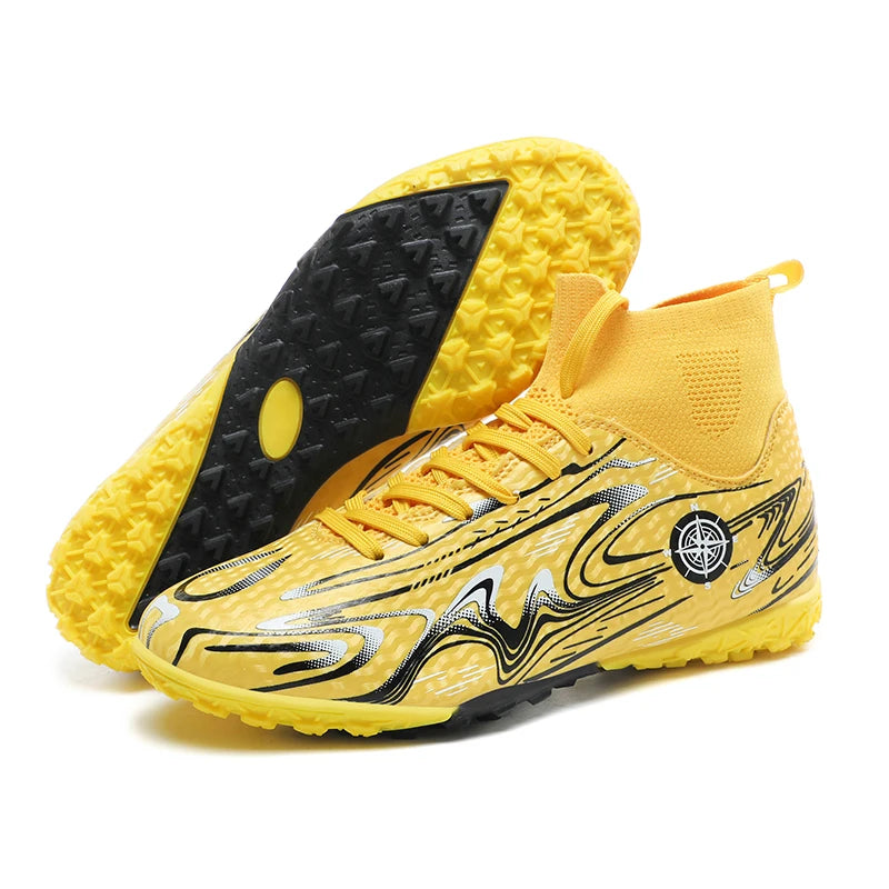 MAEDEF New High Quality Comfortable Soft Soccer Shoes Men's Training Indoor Outdoor Breathable Anti-slip Man Sneakers Size 35-46