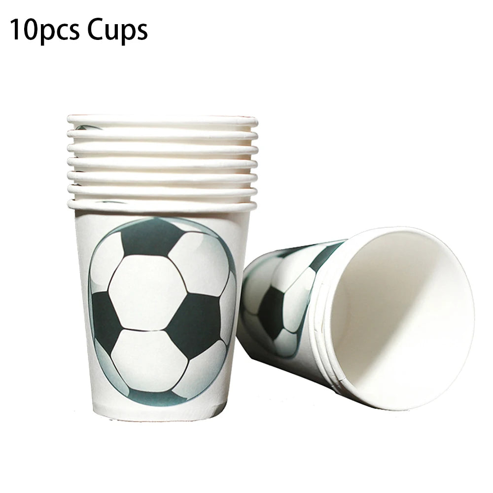 Soccer Football Birthday balloon number Balloon set Soccer Football party Banner Garland boys football birthday party decoration