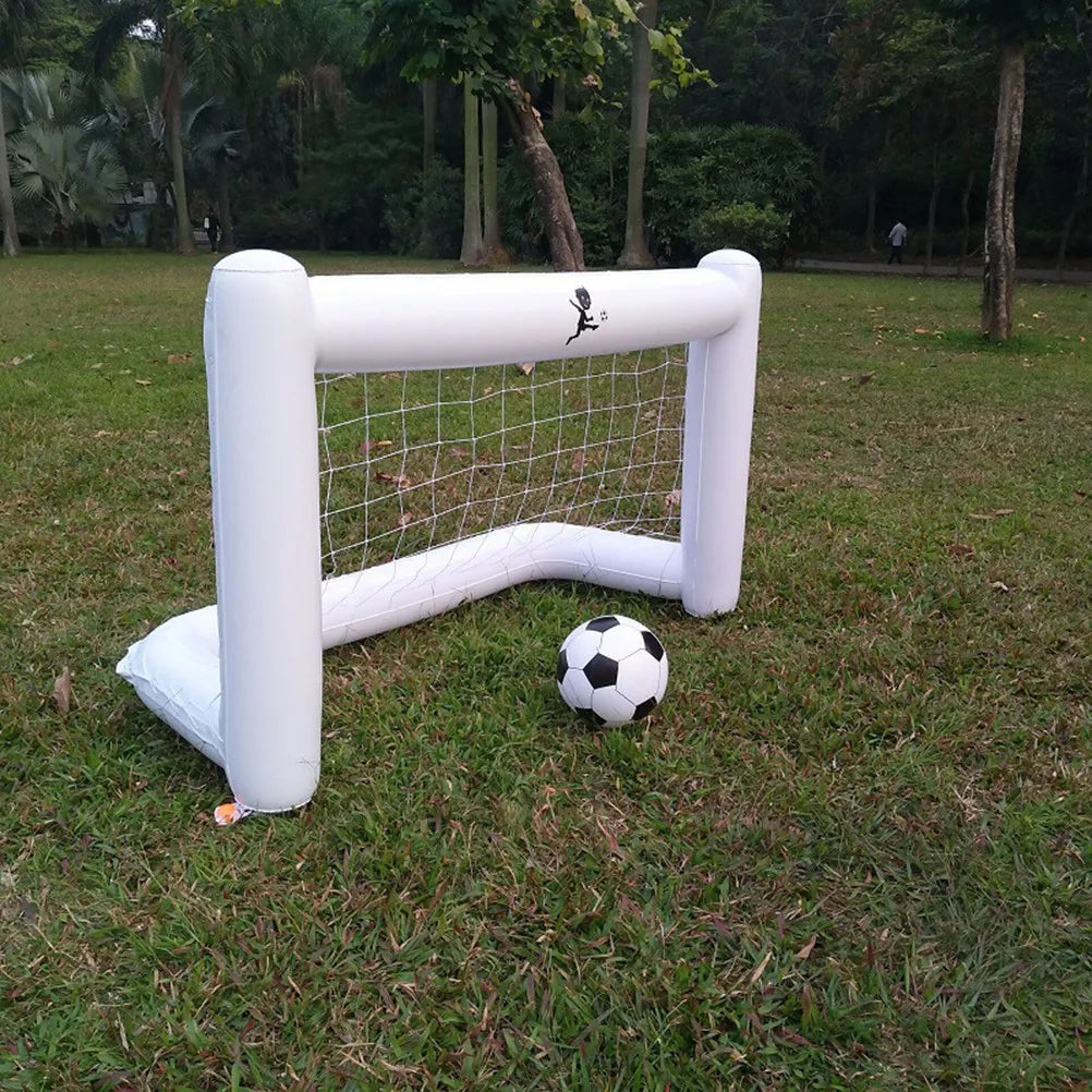 160Cm Inflatable Football Gate Durable Lightweight Soccer Goal For Outdoor Indoor Backyard Beach Park Camping Garden Sports Day