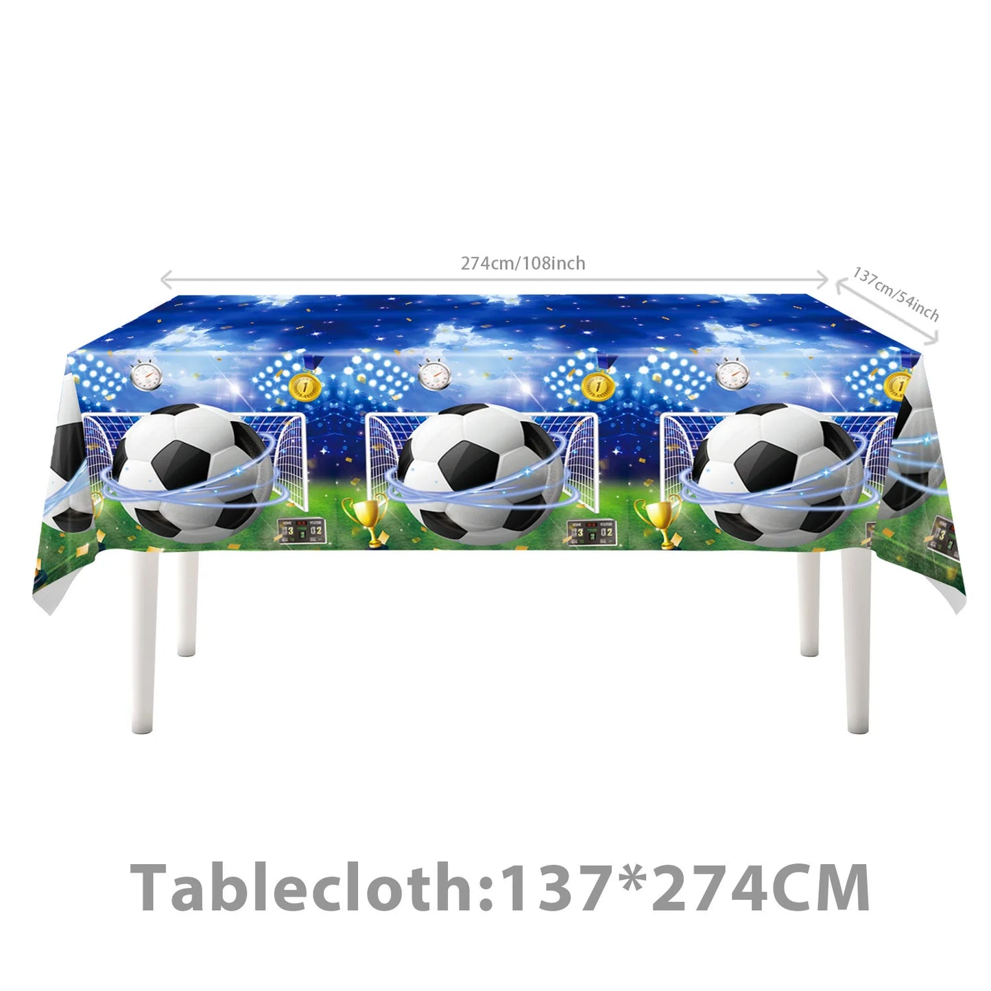 Soccer Football Birthday balloon number Balloon set Soccer Football party Banner Garland boys football birthday party decoration