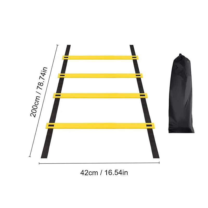 Agility Ladders Nylon Straps For High Speed Training And Enhanced Sports Flexibility In Football Training Energy Ladder Equipmen