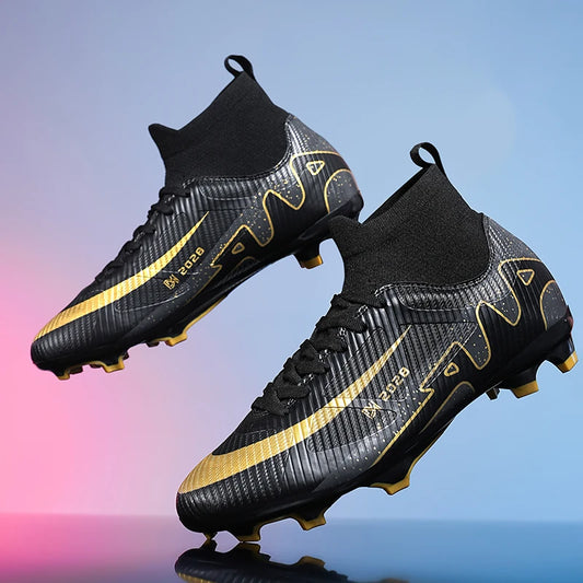 Men Youth Soccer Shoes Boys Girls Football Boots Cleats TF FG Training Sneakers Non-Slip Grass Artificial Grass Sport Boots
