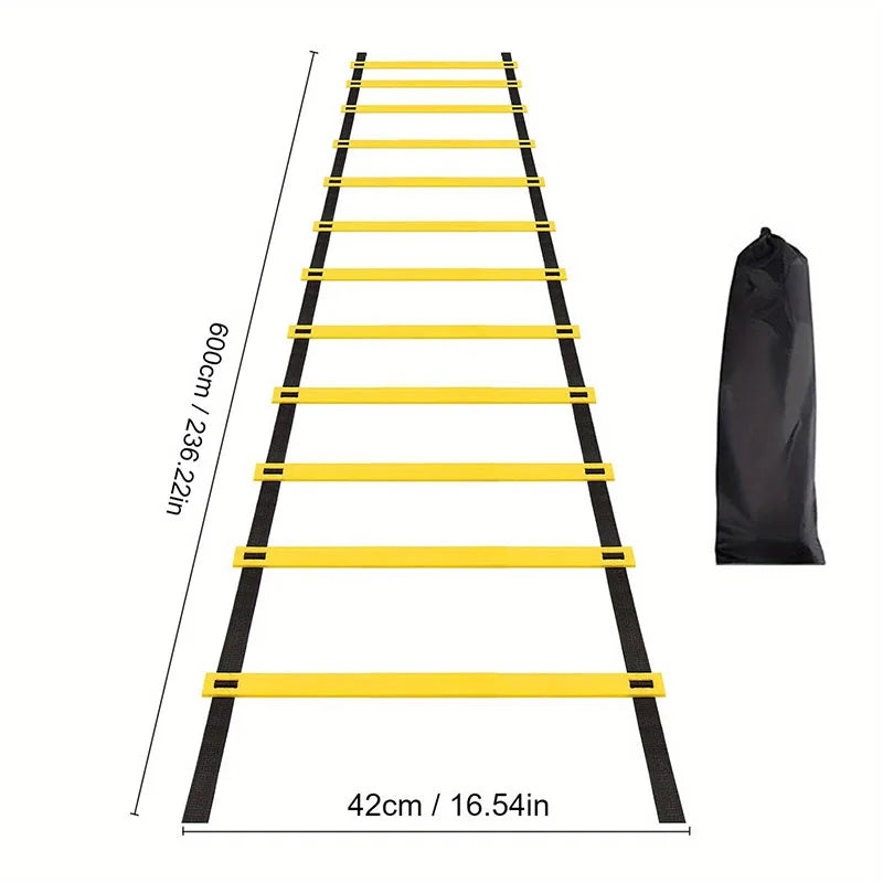 Agility Ladders Nylon Straps For High Speed Training And Enhanced Sports Flexibility In Football Training Energy Ladder Equipmen