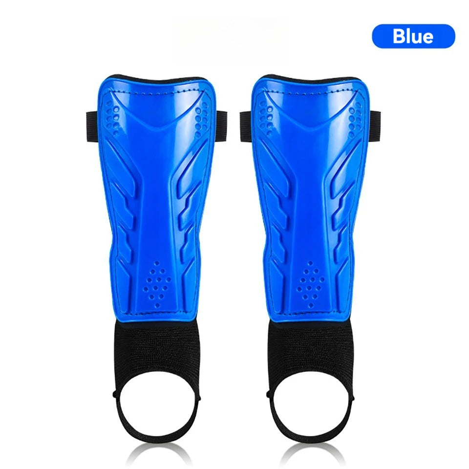 1Pair Soccer Leg Guards with Ankle Calf Guards Shin Pads Knee Pads Double-Thickness Anti-Impact Anti-Fracture Foot Protection