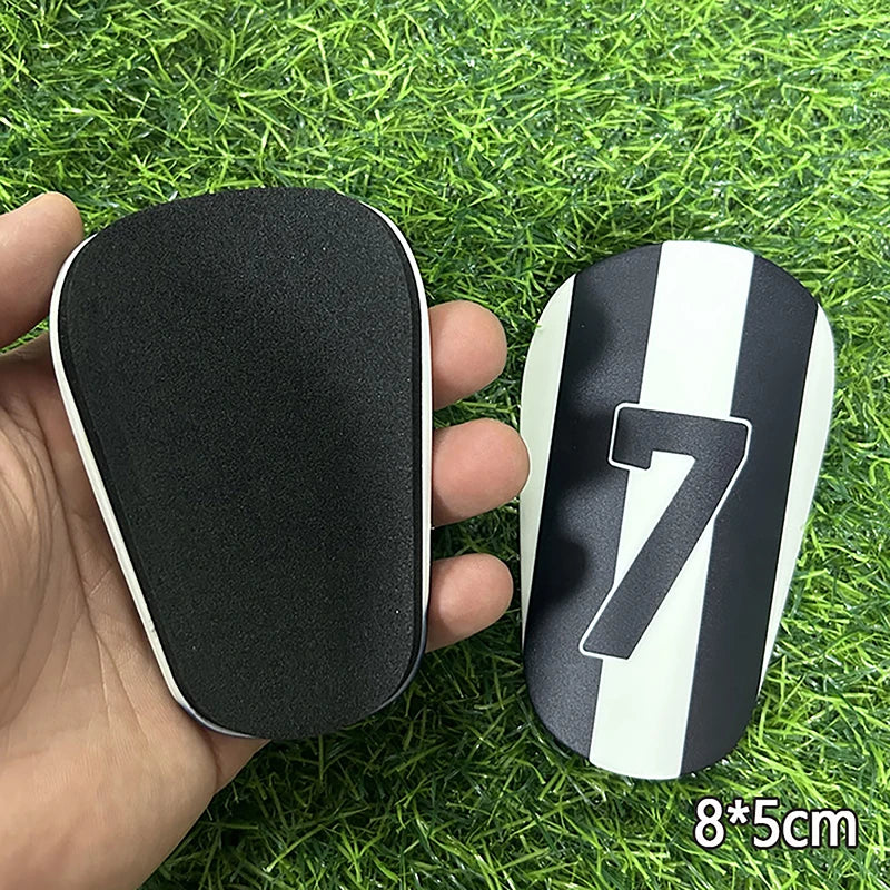 1Pair Mini Football Shin Pad Leg Protector Wear-resistant Shock Absorbing Leg Protector Soccer Training Shank Board