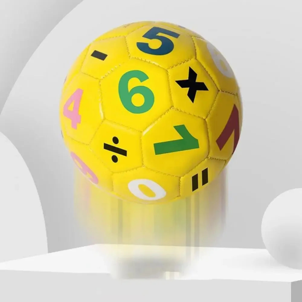 Lightweight Size 2 Mini Soccer Ball, Special for Preschool Kids, Boys Gift, Number & Letter Training Ball, Ideal for Indoor Play