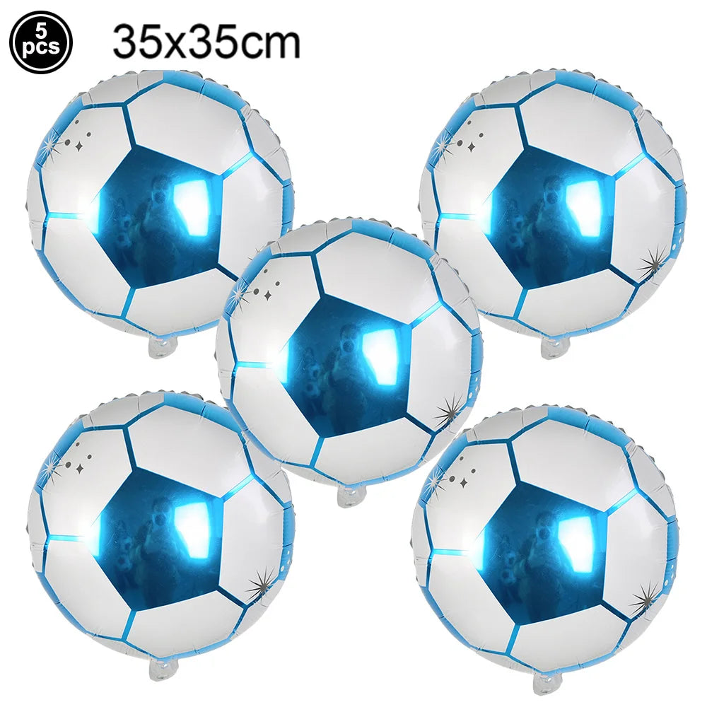 Soccer Ball Balloons Football shoes Foil Balloon Football Helium Balloon Baby Shower Gift Kids Birthday Party Decor Supplies