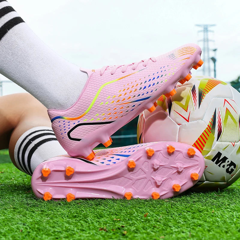 Size 31-44 Soccer Shoes For Men Women Futsal Sneakers Outdoor Non-slip Children's Football Shoes Lightweight Men's Sports Shoes