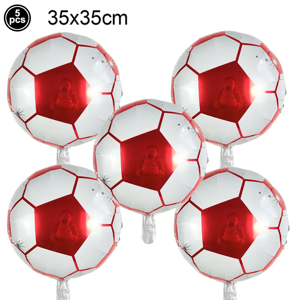 Soccer Ball Balloons Football shoes Foil Balloon Football Helium Balloon Baby Shower Gift Kids Birthday Party Decor Supplies