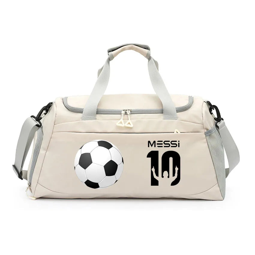 Basketball Football Badminton Rugby Baseball Shoulder Handbags Waterproof Customize Name Number Printed Dry Wet Separation Bags