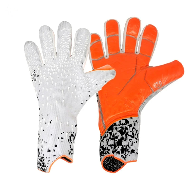 Adults Kids Professional Goalkeeper Gloves, Thickened Latex Anti-slip Soccer Goalie Gloves Sports Protection