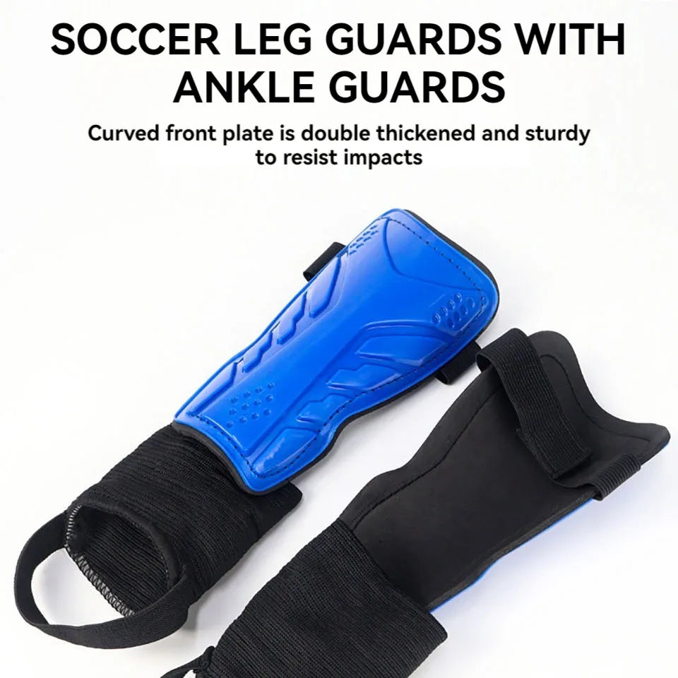 Loogdeel Soccer Shin Guards for Kids Youth - Protective Soccer Equipment for Boys Girls - Adults Men Women Soccer Shin Guards