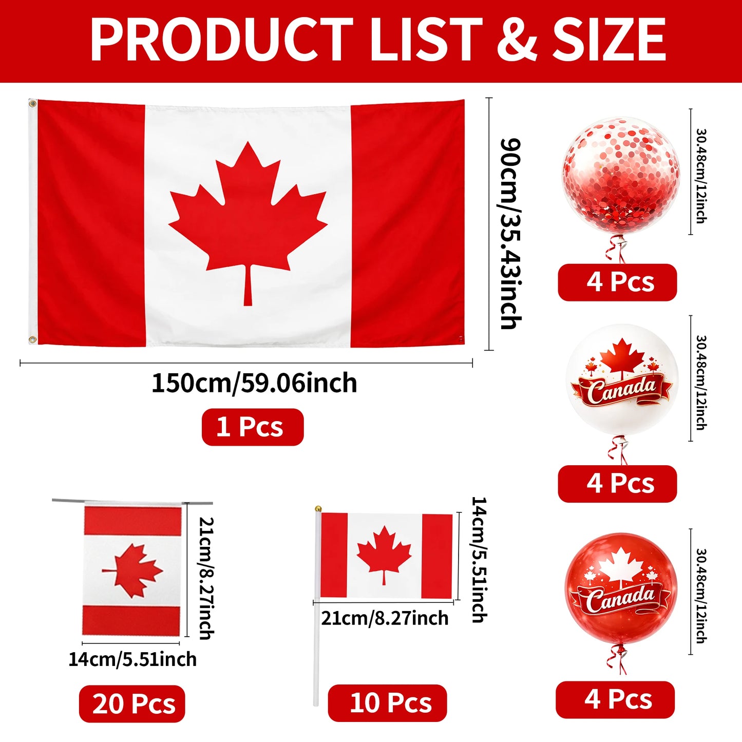 World Football 2026 Decorations Mexico Brazil Spain England Canada Franch Flag Bunting Balloons Handheld Flags Football Decor