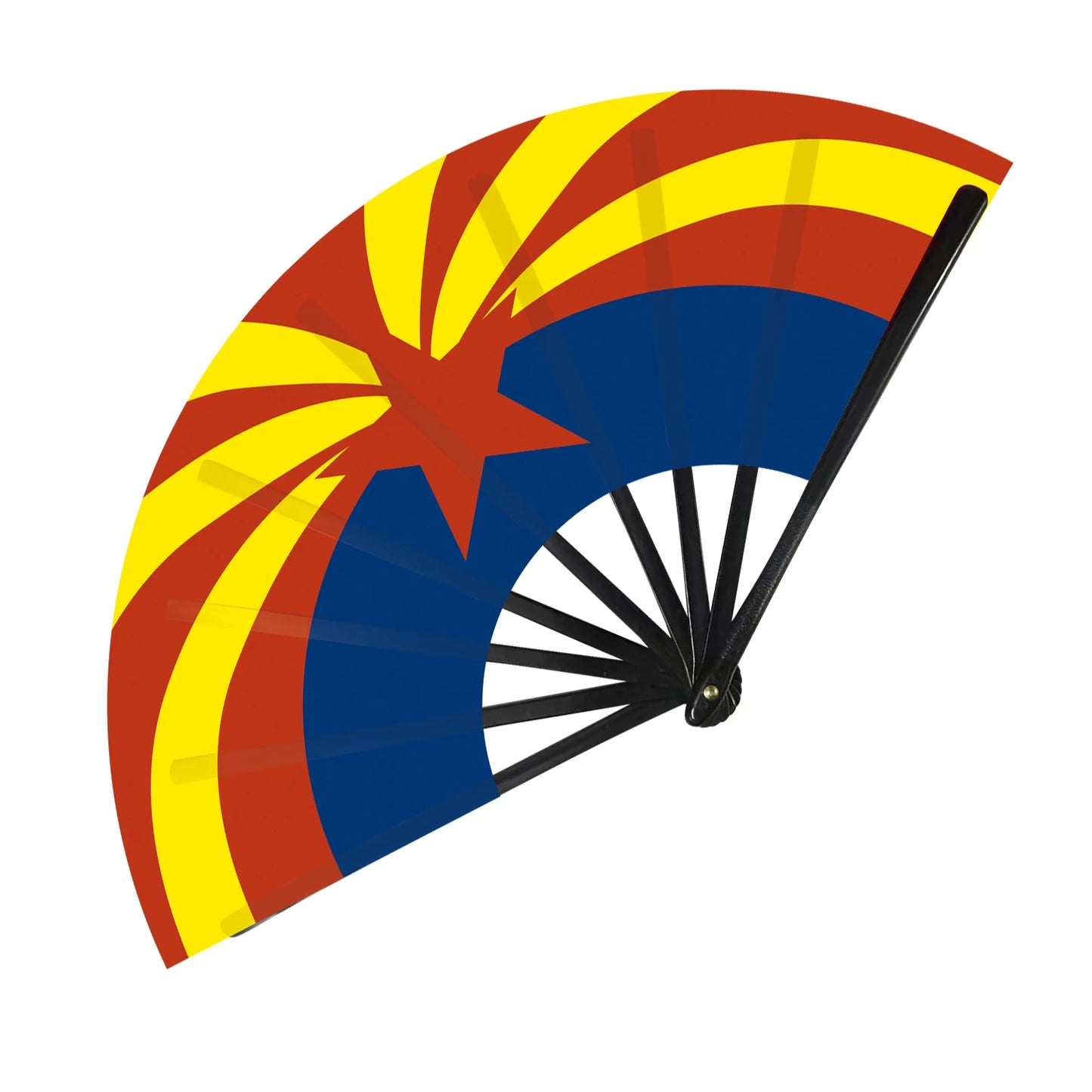 Foldable Flag Hand Fans Argentina Portugal Brazil Pattern Sport Matches Party Decor Football Supporters ollectible Home Ornament