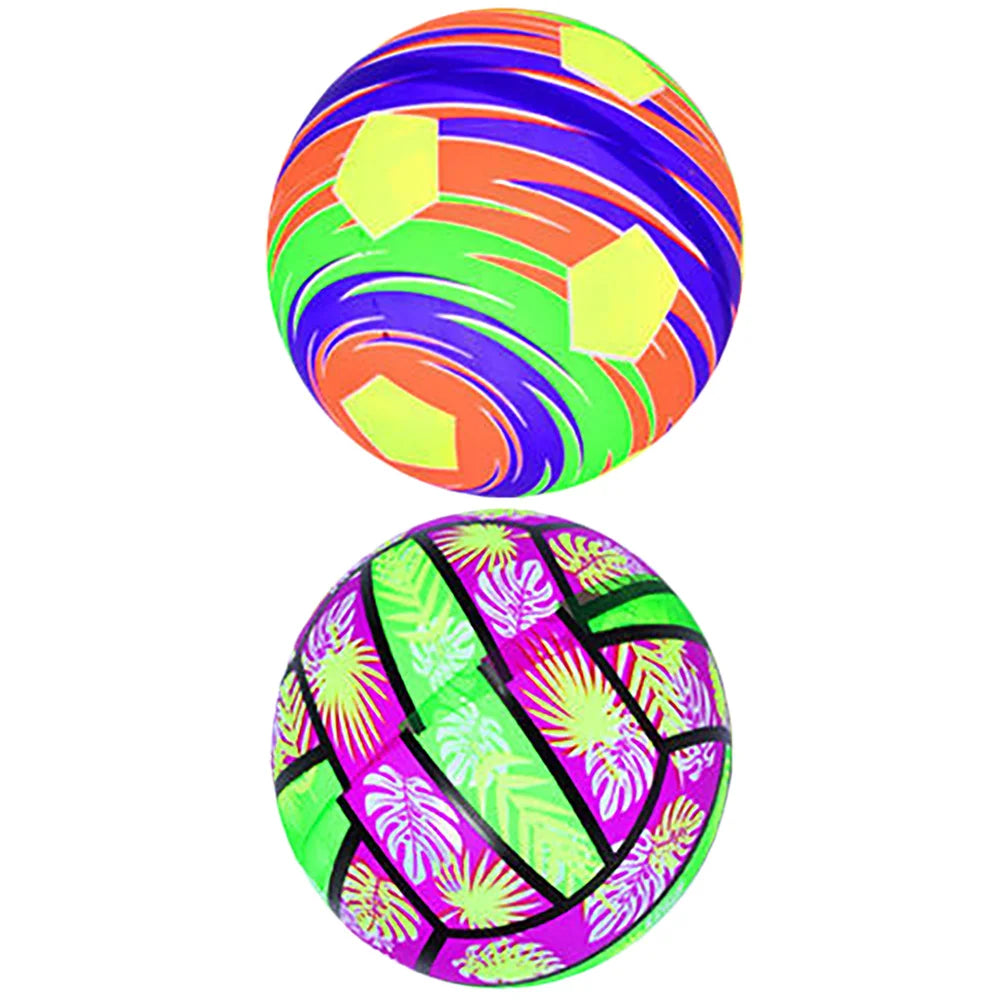 2pcs Glowing Soccer Ball Outdoor Indoor Toy Silent Child Fun Sports Entertainment Football Team Sport