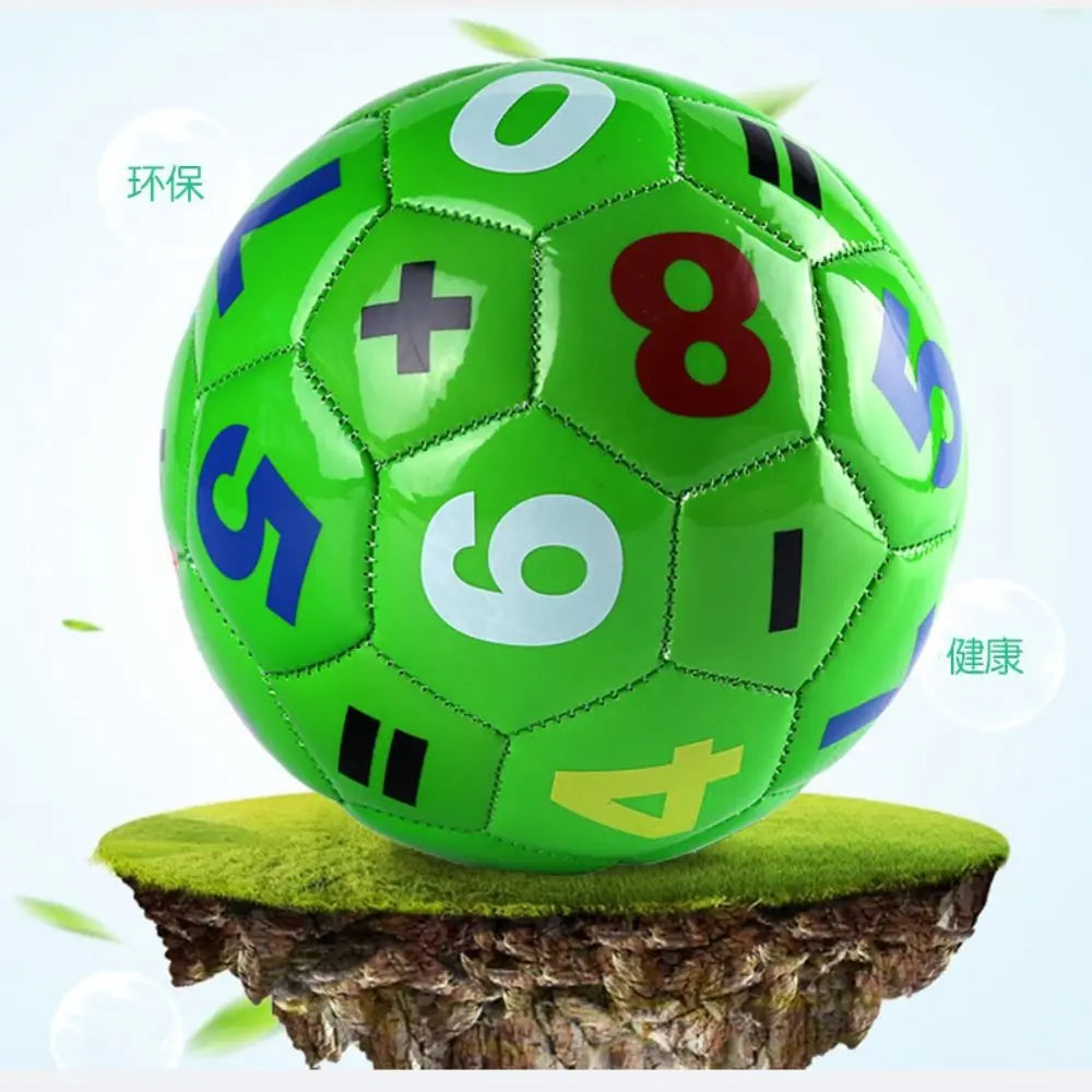 Lightweight Size 2 Mini Soccer Ball, Special for Preschool Kids, Boys Gift, Number & Letter Training Ball, Ideal for Indoor Play