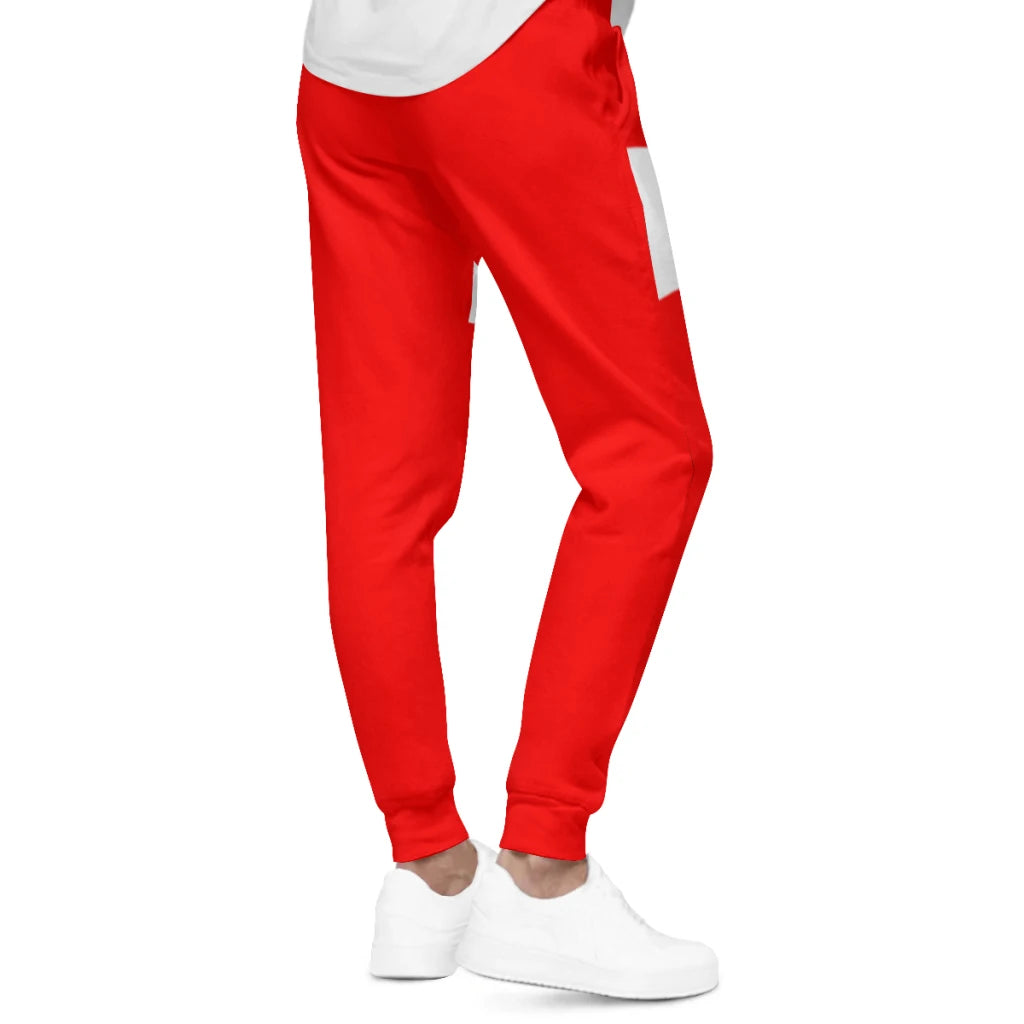 Mens Sweatpants Canada Flag Pants with Pockets Joggers Soccer Football Multifunction Sports Sweat With Drawstring