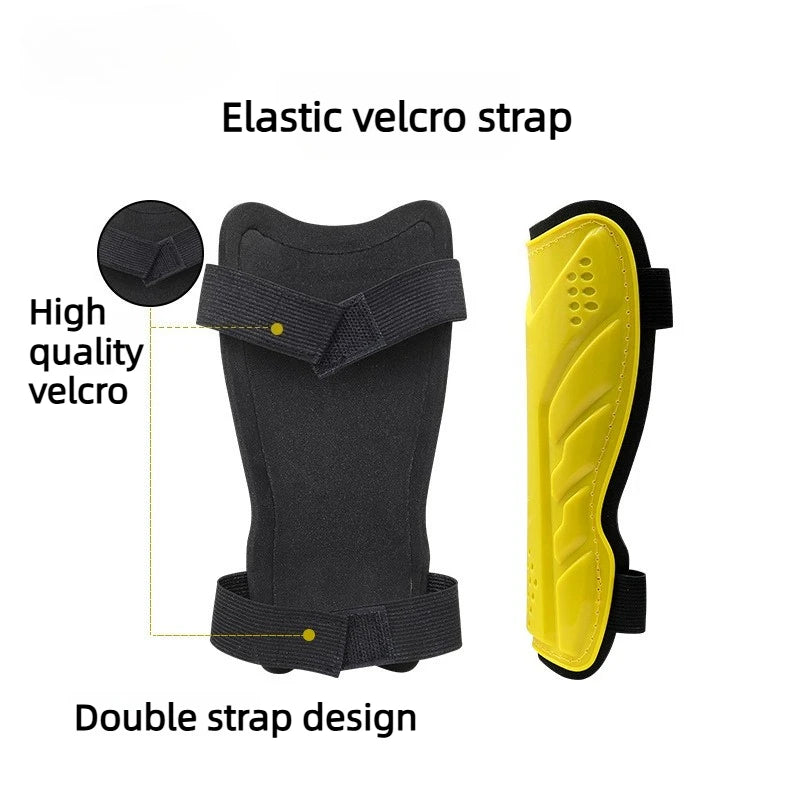 Sweat Wicking Shock Reduction Shin Pads Soccer Football Calf Protective Gear Impact Resistant Leg Shield Adults Boys Girls Sport