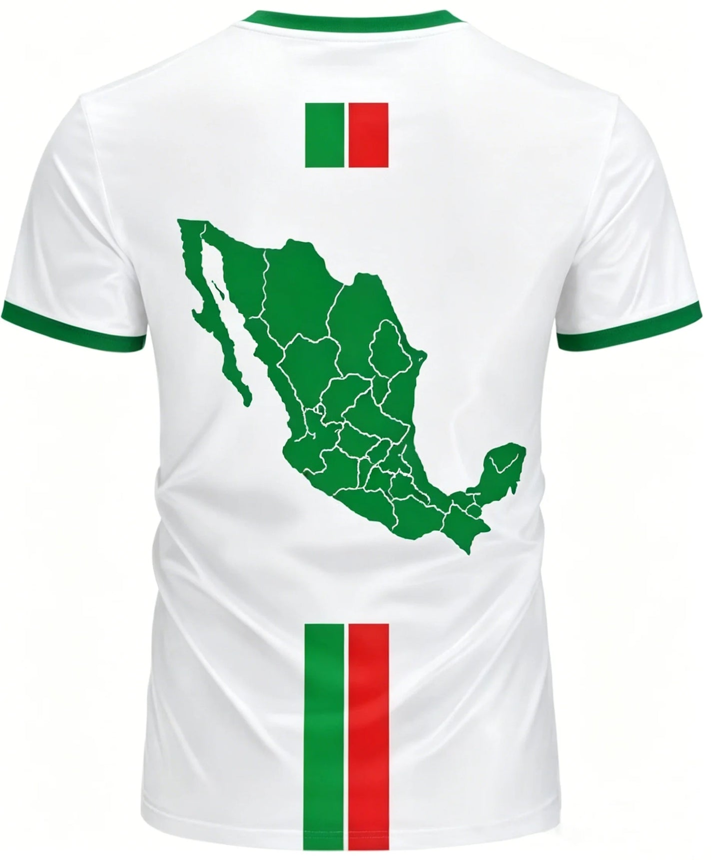 2026 Mexico Football T Shirts Summer Fashion Short Sleeve Mexico Flag 3D Printed T-shirts Casual Loose Men's Tops Kid's Clothes