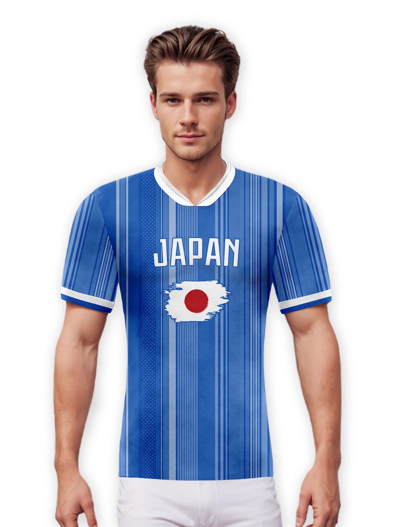 Custom Japan Soccer Jersey for Women Men Personalized Printed Name & Number Football Shirt National Team Football Tops for Fan