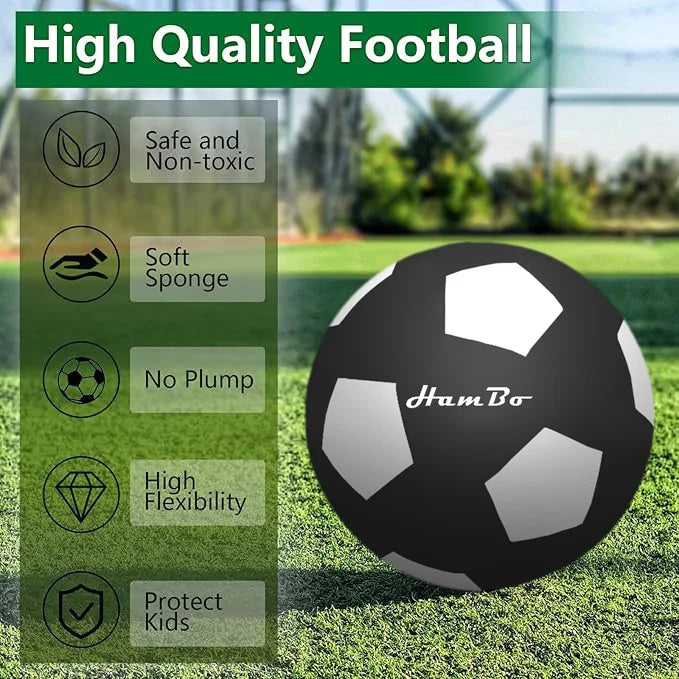 Silent Football Size 3#/5#/7# Indoor Silent Foam Soccer Ball Mute Bouncing Ball Silent Basketball Ball Silent Ball Gift for Boys