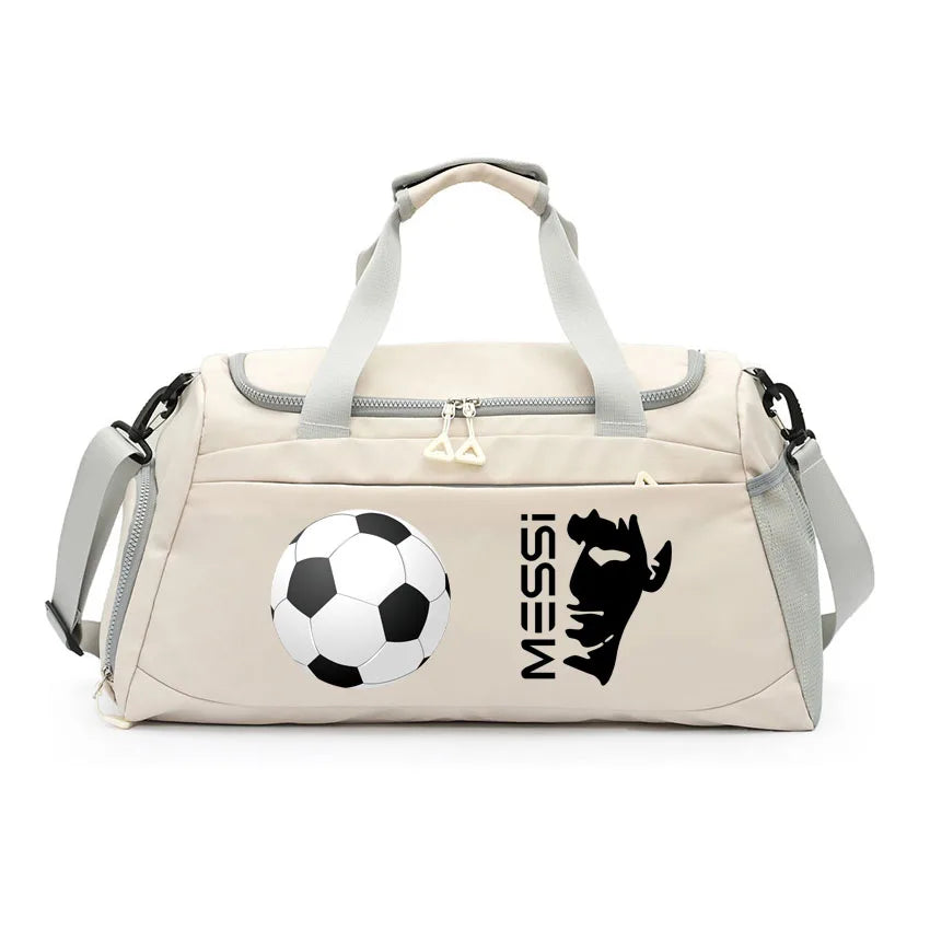 Basketball Football Badminton Rugby Baseball Shoulder Handbags Waterproof Customize Name Number Printed Dry Wet Separation Bags