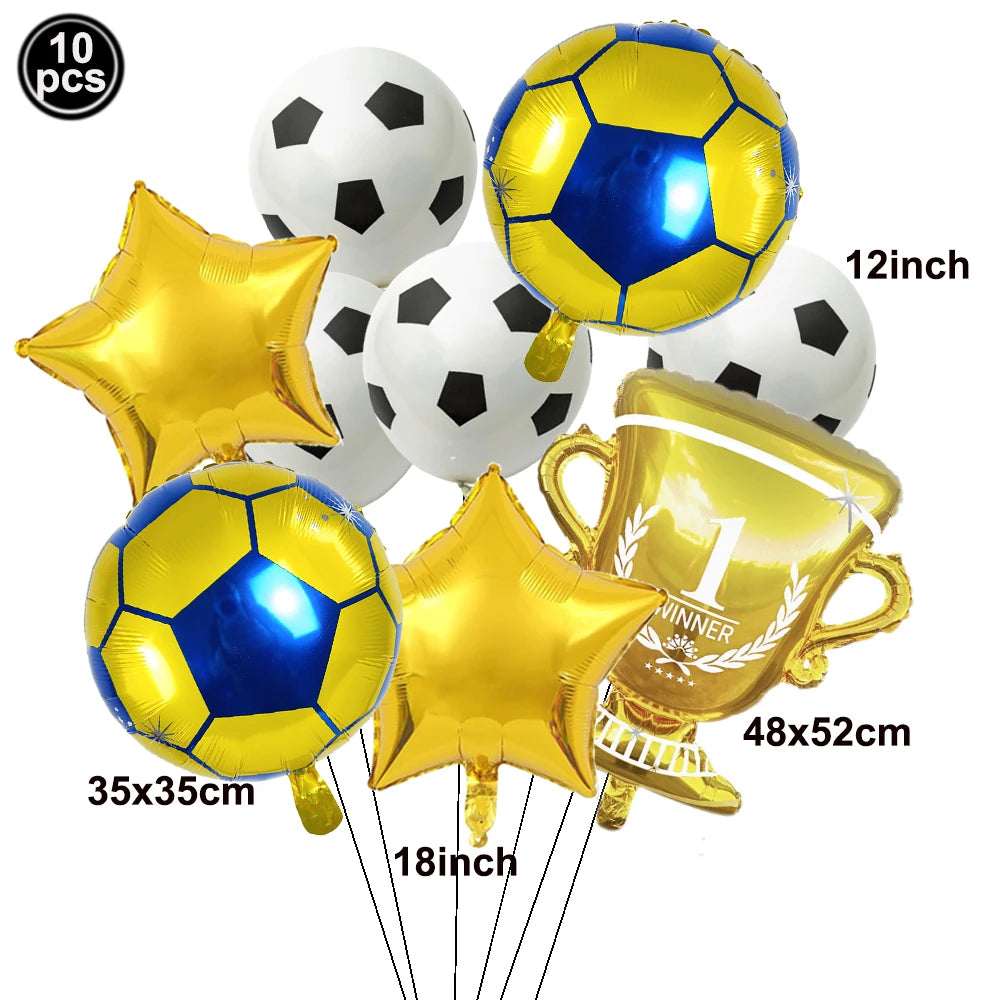 Soccer Ball Balloons Football shoes Foil Balloon Football Helium Balloon Baby Shower Gift Kids Birthday Party Decor Supplies
