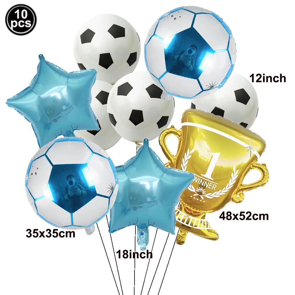 Soccer Ball Balloons Football shoes Foil Balloon Football Helium Balloon Baby Shower Gift Kids Birthday Party Decor Supplies