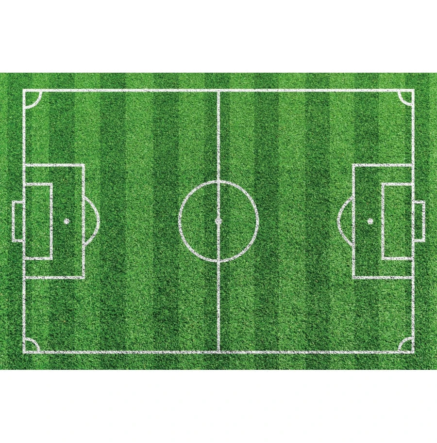 Green Grass Field Soccer Football Backdrop Boys Birthday Party Decoration Photography Background Custom Banner Photoshoot Props