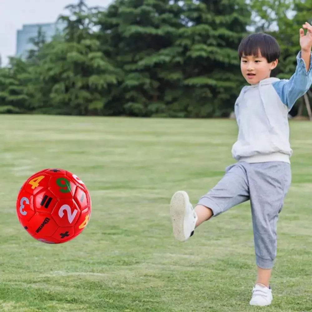 Lightweight Size 2 Mini Soccer Ball, Special for Preschool Kids, Boys Gift, Number & Letter Training Ball, Ideal for Indoor Play