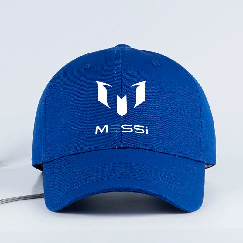 MESSI Printed Soft-Peak Baseball Cap – Unisex, Breathable and Adjustable – Perfect for Soccer Fans, Sports, and Fishing