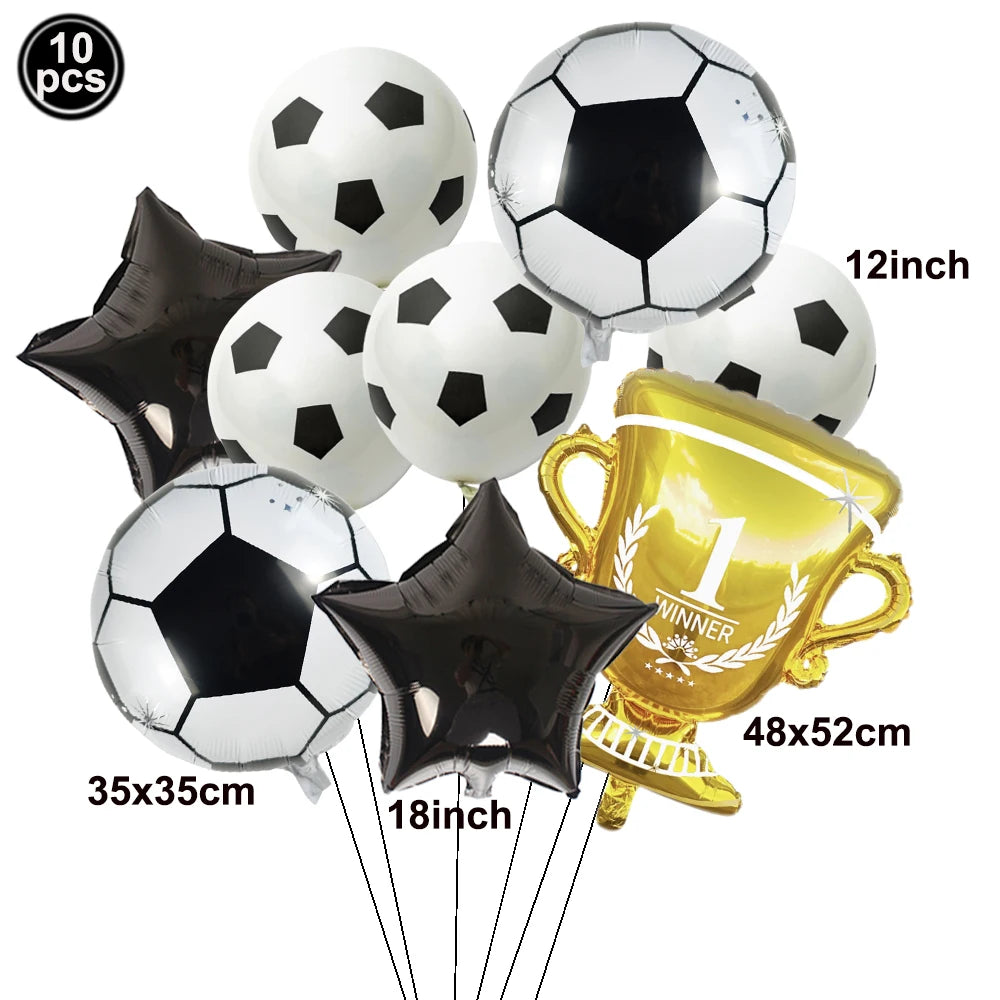 Soccer Ball Balloons Football shoes Foil Balloon Football Helium Balloon Baby Shower Gift Kids Birthday Party Decor Supplies
